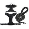 11 Colorful Medium and Large-sized Dog Harness & Leash Set