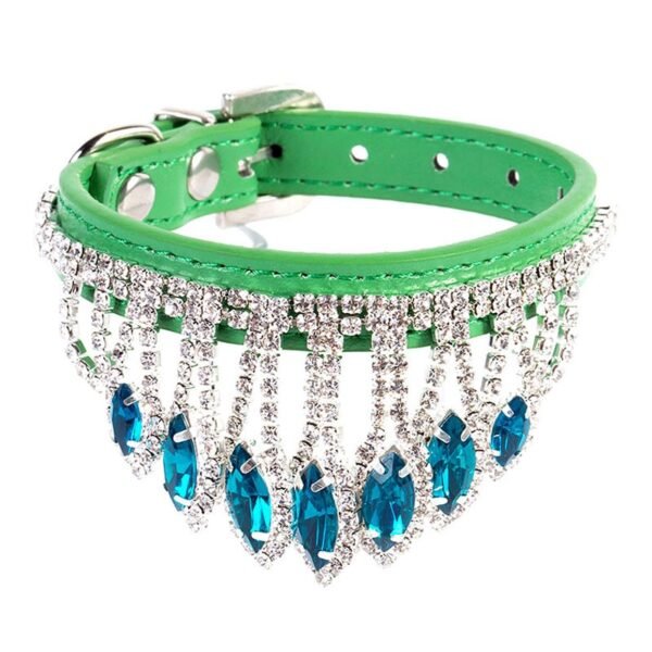 1 Pet Necklace with Shining Crystal