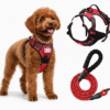 111 Colorful Medium and Large-sized Dog Harness & Leash Set