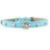 Pet Necklace with Floral-shaped Crystal