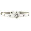 13 (5) Pet Necklace with Floral-shaped Crystal