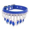 2 Pet Necklace with Shining Crystal