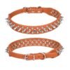 56 (6) Bite-proof Rivet Dog Collar