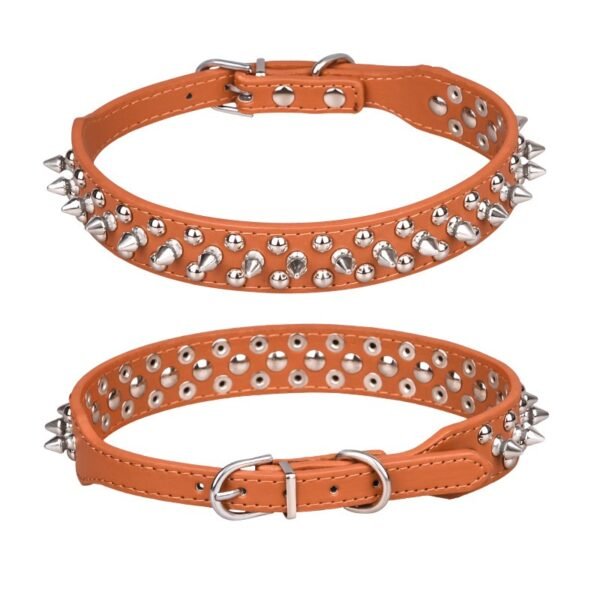 56 (6) Bite-proof Rivet Dog Collar