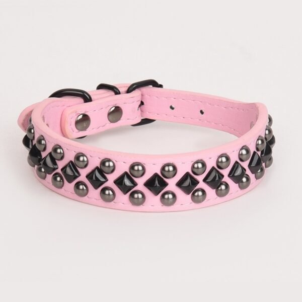 78 (3) Large & Medium Bite-proof Rivet Dog Collar