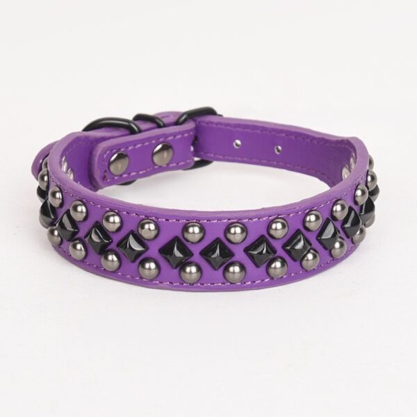 78 (4) Large & Medium Bite-proof Rivet Dog Collar