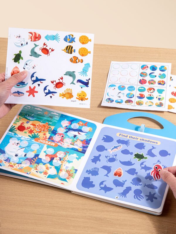 Reusable water painting book