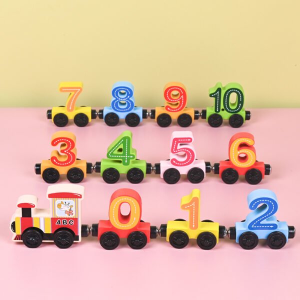 12pcs digital trains