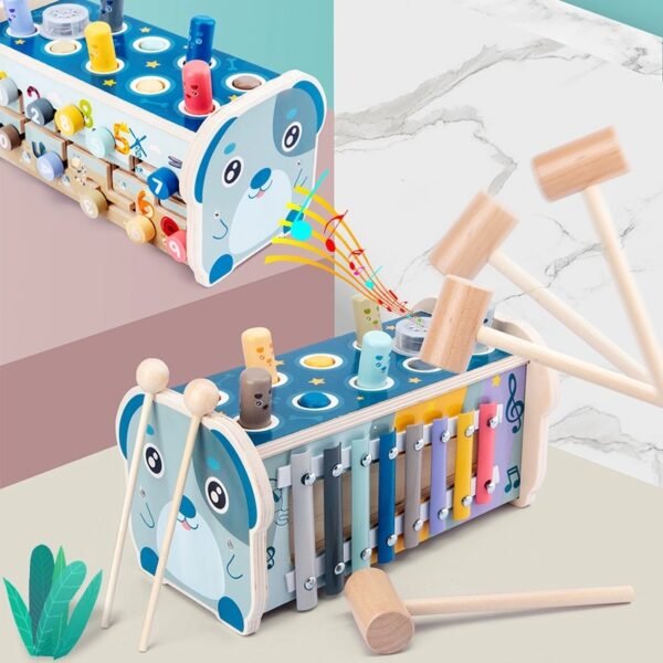 (4-in-1) Multi-functional Dog Mole Game (Musical Version)