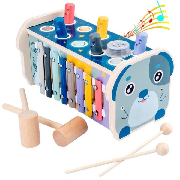 (4-in-1) Multi-functional Dog Mole Game (Musical Version)