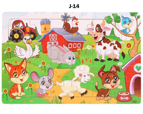 30-Piece Wooden Puzzle
